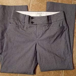 Banana Republic Navy Pinstripe Stretch Dress Pants